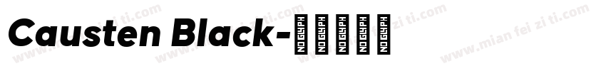 Causten Black字体转换